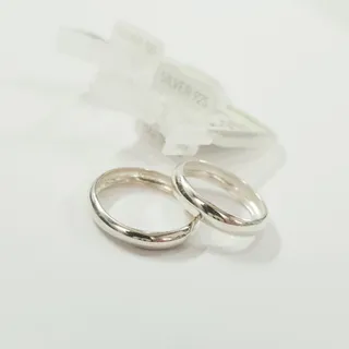 انگشتر حلقه ساده نقره 925