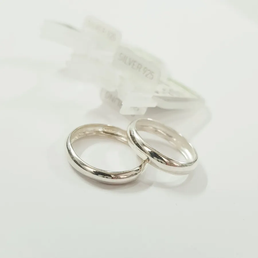 انگشتر حلقه ساده نقره 925