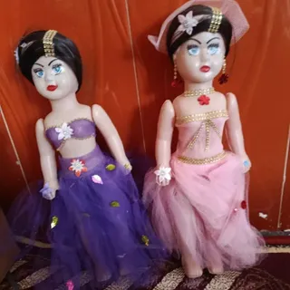 عروسک پرنسس قدی لباس توری