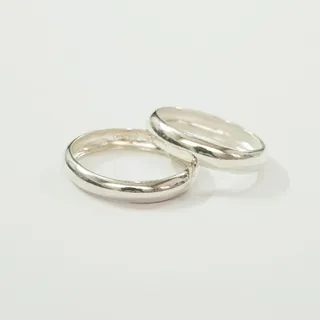 انگشتر حلقه ساده نقره 925