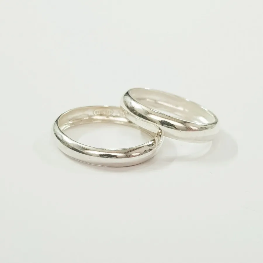 انگشتر حلقه ساده نقره 925