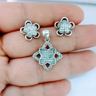 نیم ست نقره