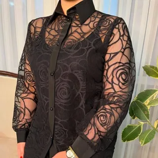 شومیز توری مزونی