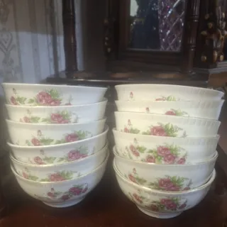 12 عدد کاسه گل سرخی