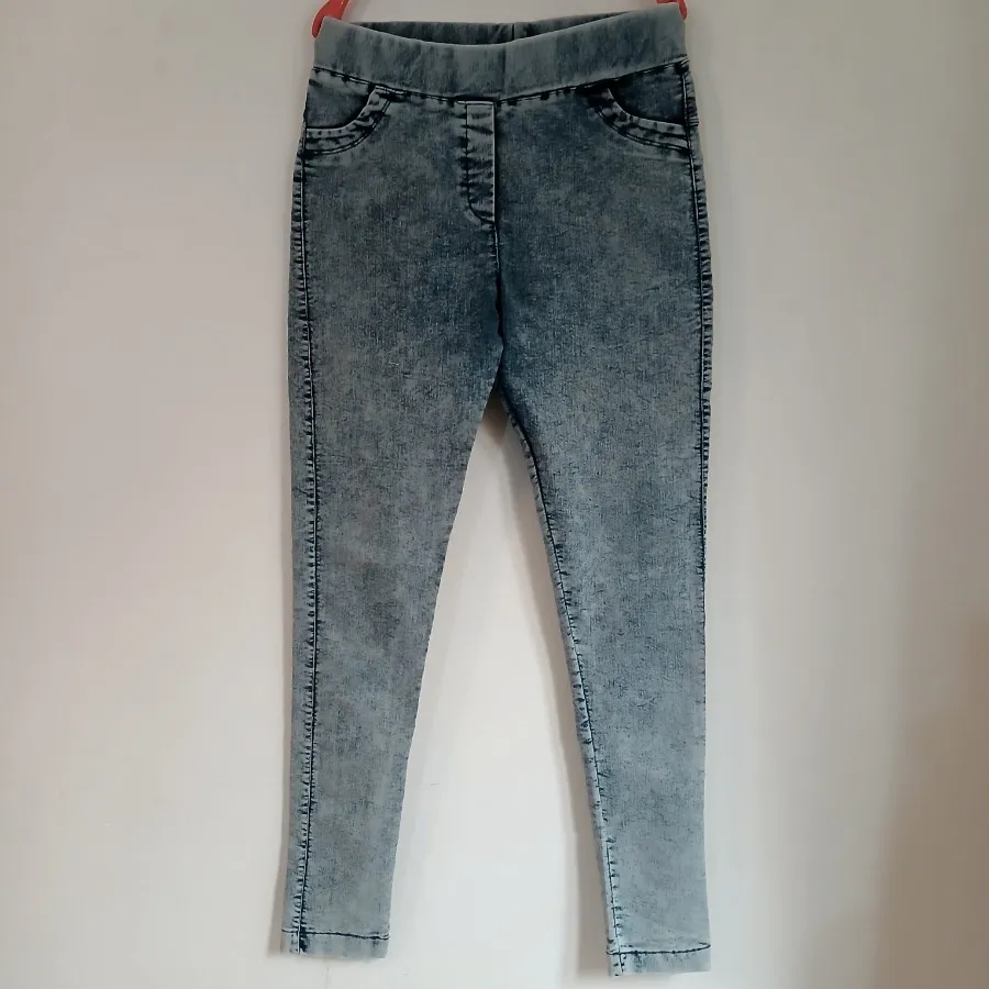 شلوار جین کاغذی تمام کشی