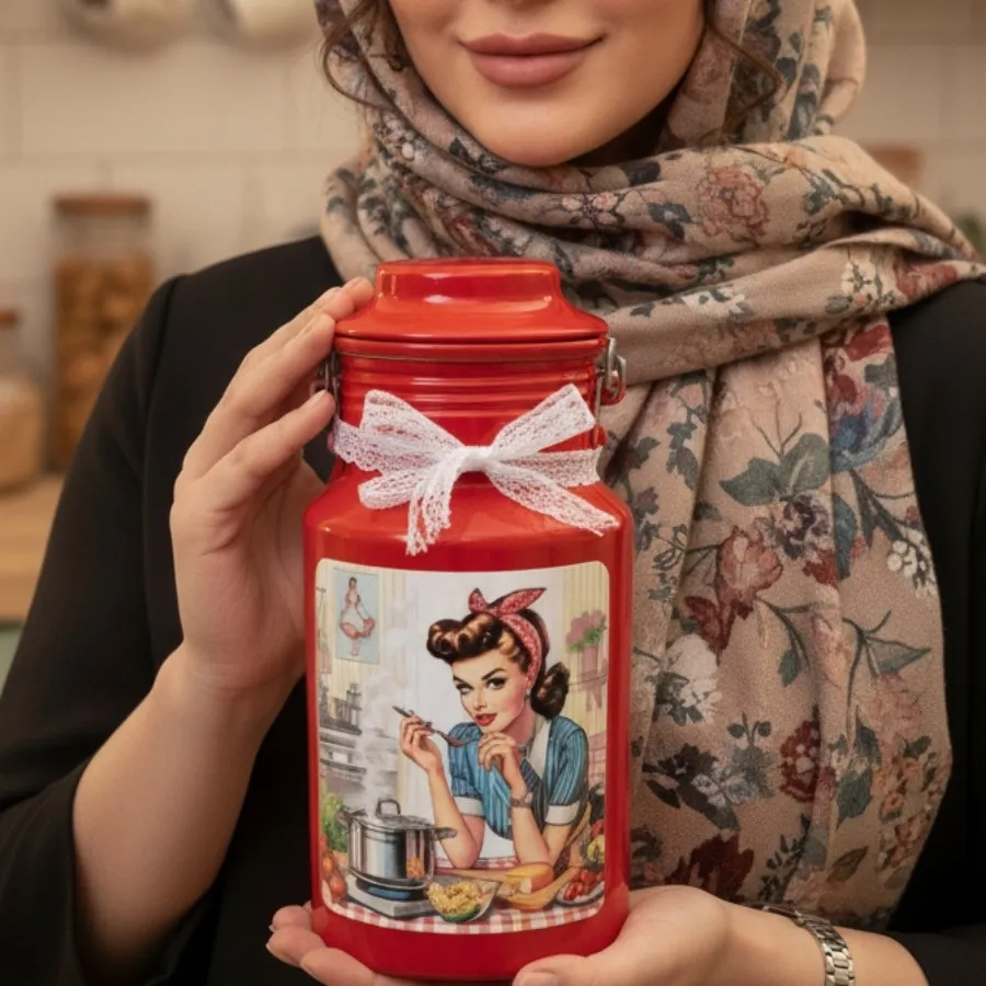 بانکه فلزی دوکیلویی