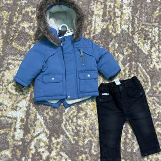 کاپشن و شلوار سیسمونی نو