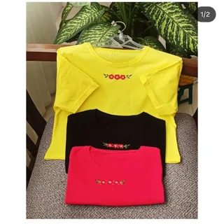 تیشرت کراپ نخ پنبه