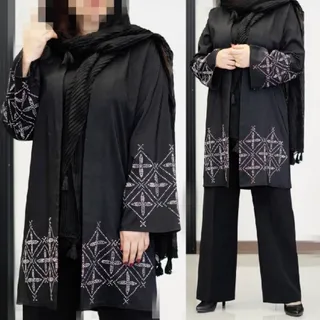 مانتو سایز بزرگ نگین