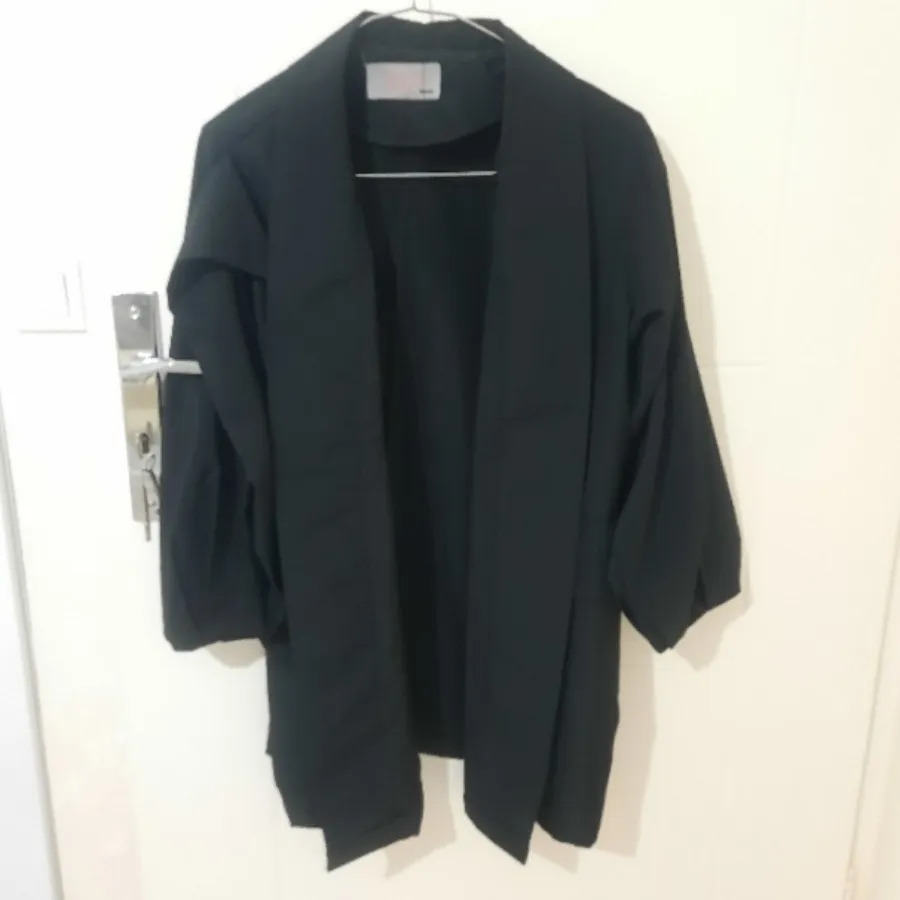 مانتو نخی مشکی