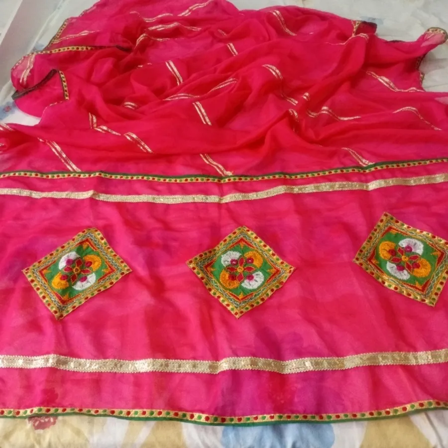 پارچه ساری حریر هندی