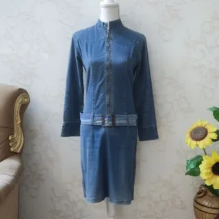 مانتو جین بلند