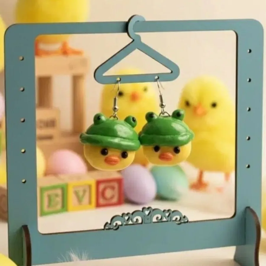 گوشواره جوجه قورباغه ای