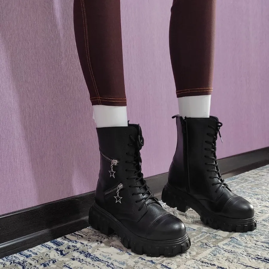 نیمبوت بغل زیپ سایز 39