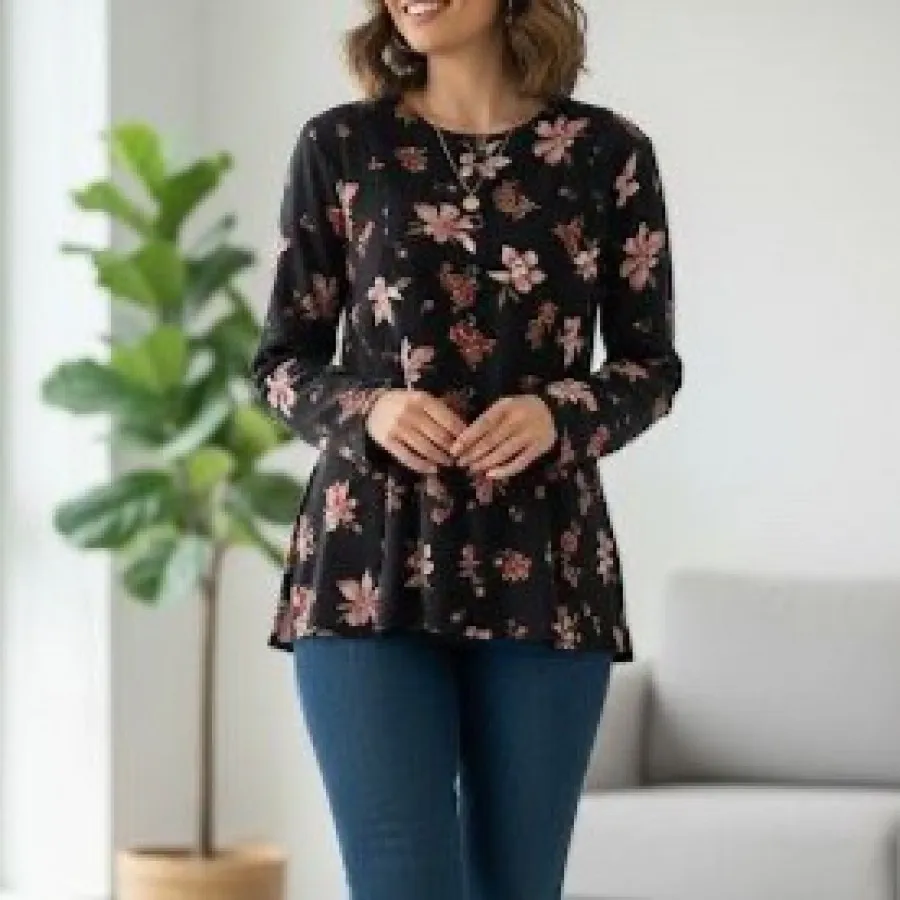 شومیز گلدار