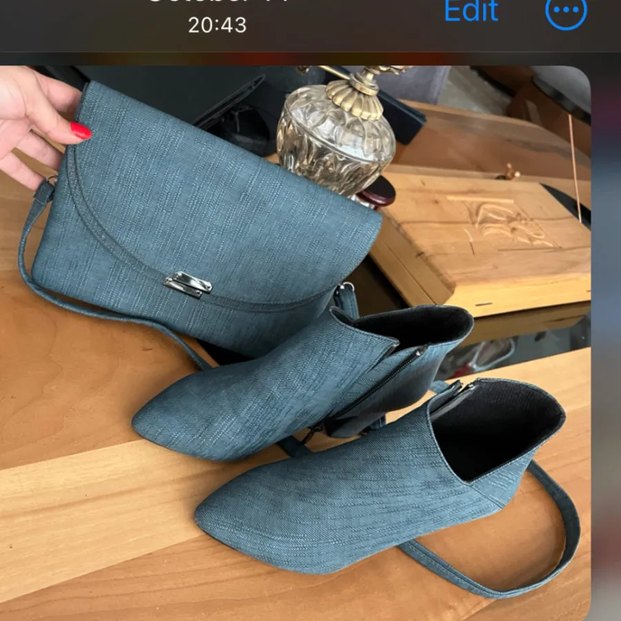 ست کیف و‌کفش چرم