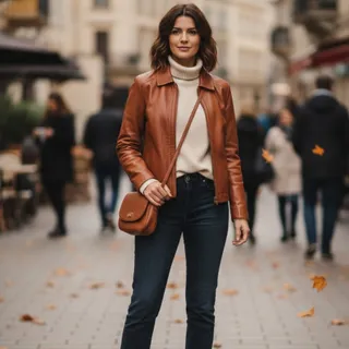 کت چرم خارجی