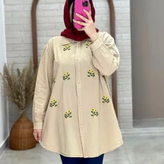 شومیز مانتویی آفتابگردون