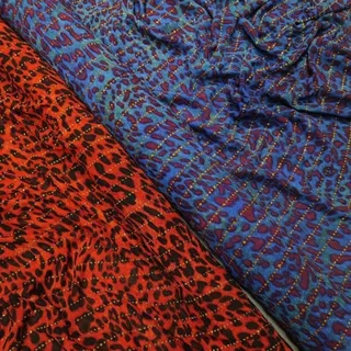 حریر کره ایی  طلاکوب برجس