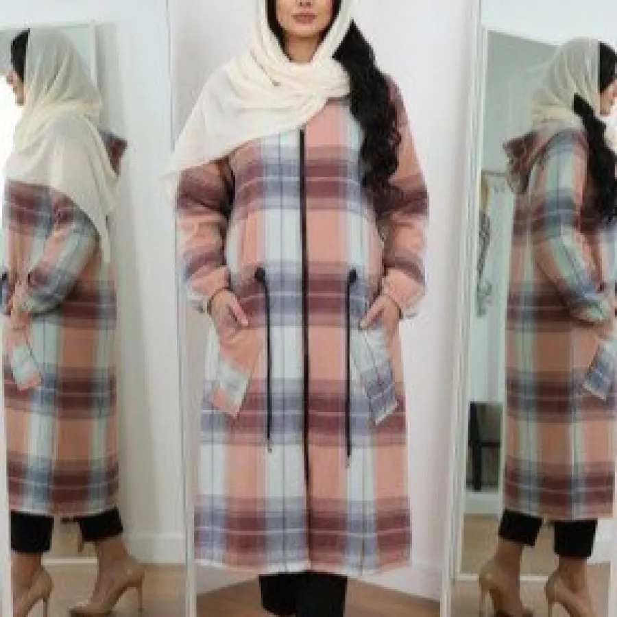 مانتو حراجی پشمی زمستانه