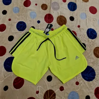 شورتک آدیداس سبز زرد