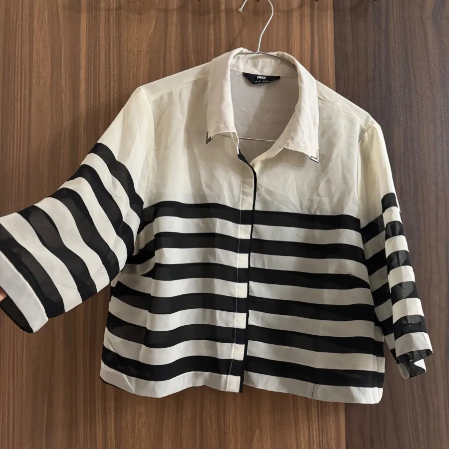 شومیز راه راه فری سایز