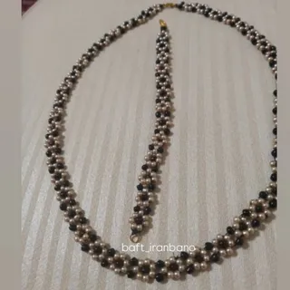 ست گردنبند و دستبند منجوق