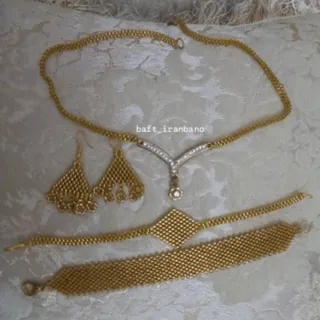 ست گردنبند گوشواره دستبند