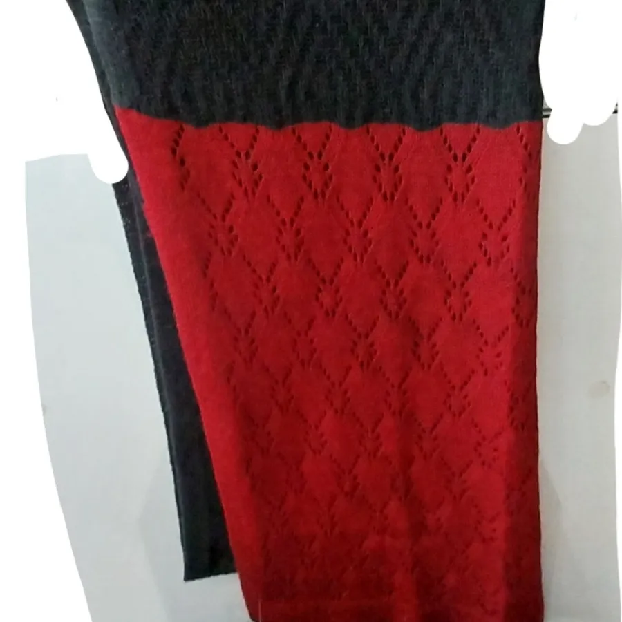 شال زرشکی مشکی