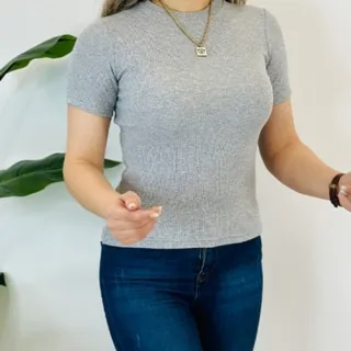 تیشرت بیسیک کبریتی