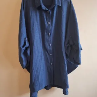 شومیز مانتویی سایز بزرگ