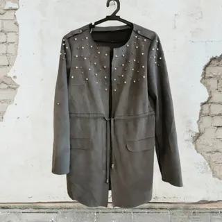 مانتو مخمل در حد نو