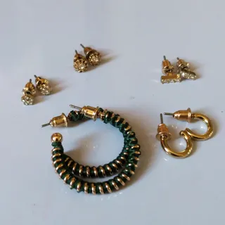 5 جفت گوشواره طلایی