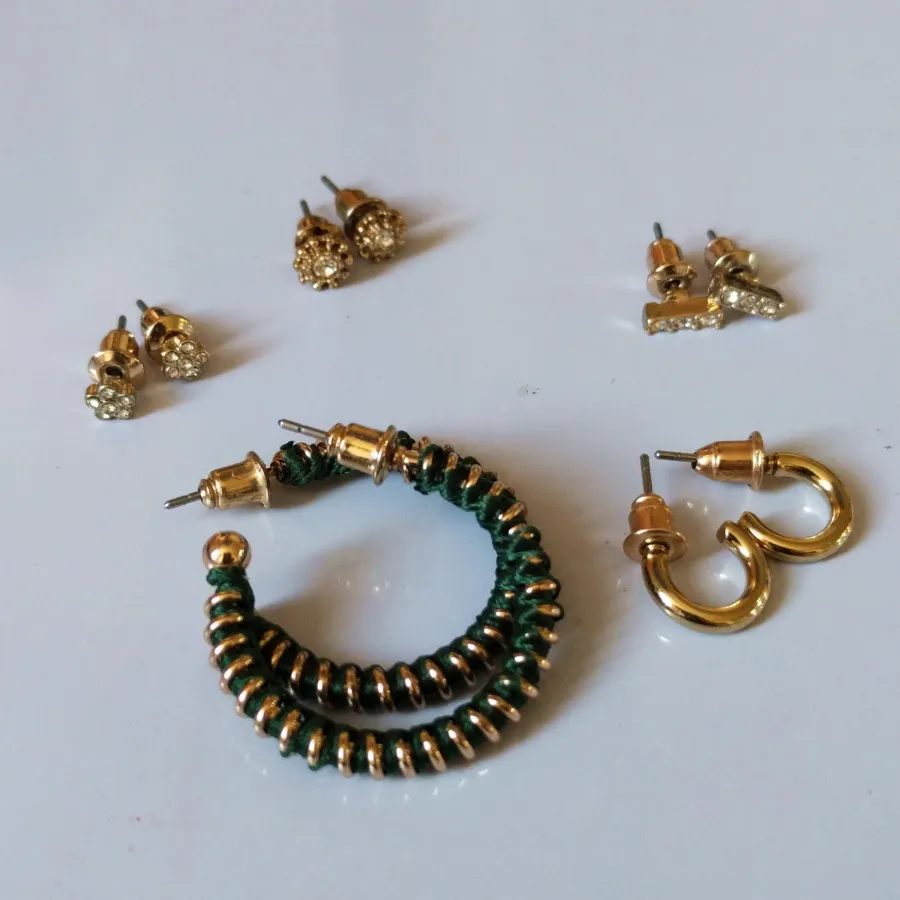 5 جفت گوشواره طلایی