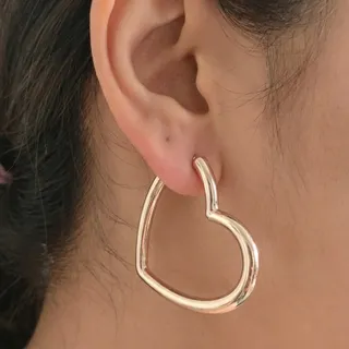 گوشواره قلبی سایز بزرگ