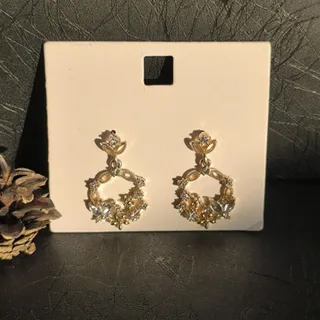 گوشواره طرح سبد گل