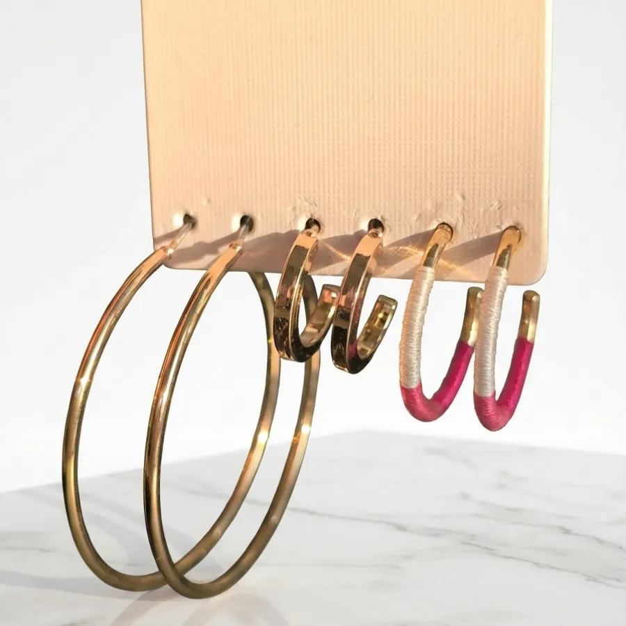 پک گوشواره سه جفتی