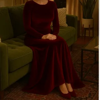 پیراهن مجلسی مخمل