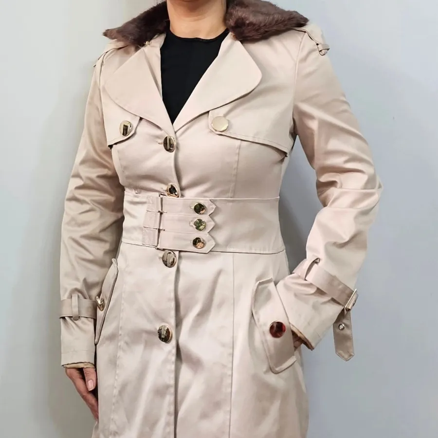 ترنج کت بلند آستر دار