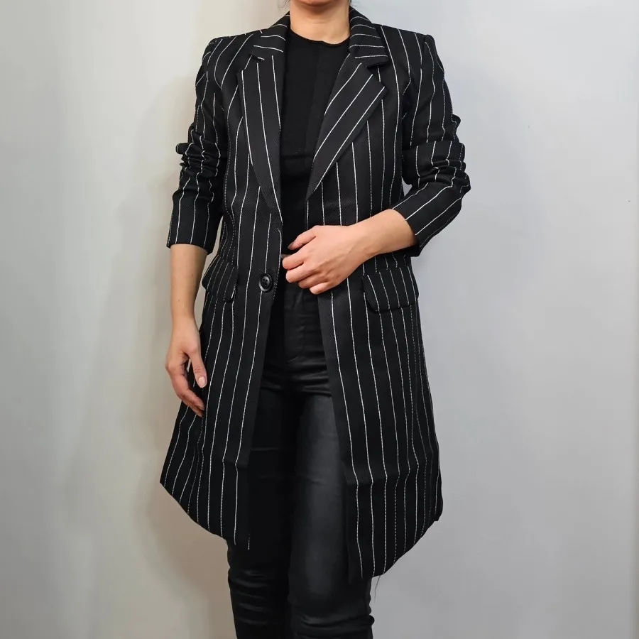 کت کتان آستر دار