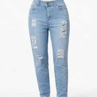 شلوار جین کشی زاپدار