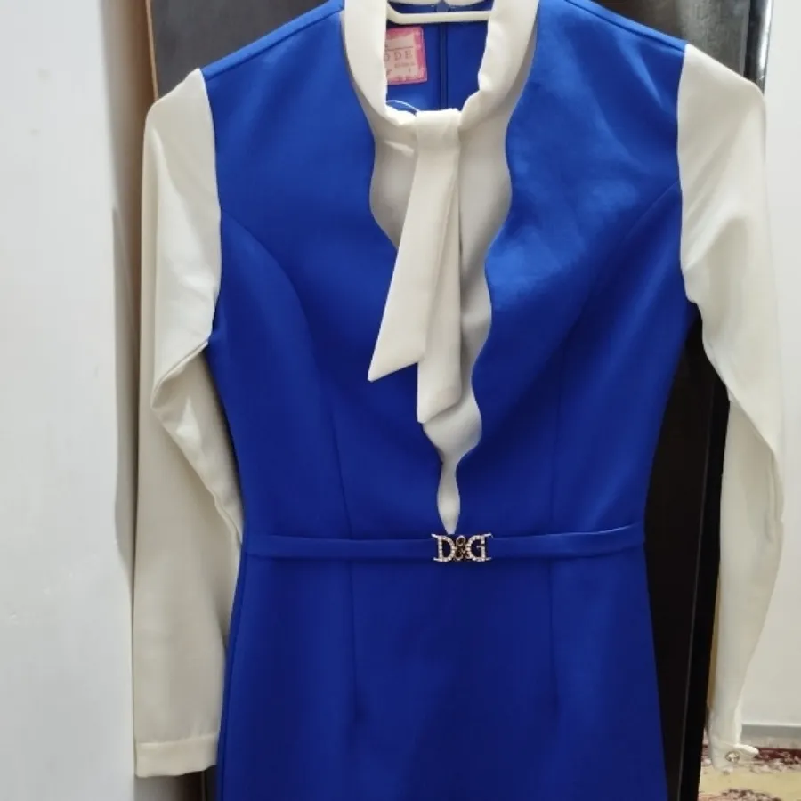 مانتو مزونی آبی