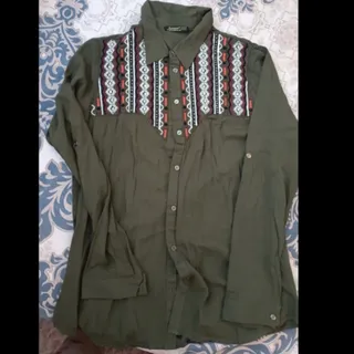 شومیز نخی آینه دوزی شده