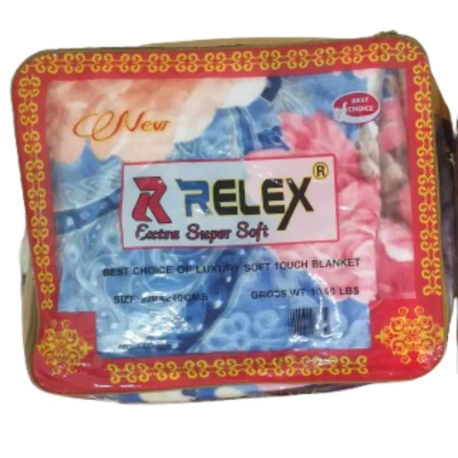 پتو دو نفره ریلکس دو رو