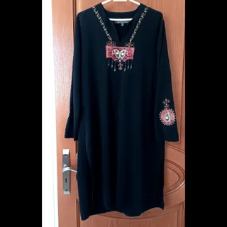 مانتو کرپ خیلی مشکی