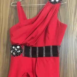 لباس مجلسی ترک قرمز رنگ