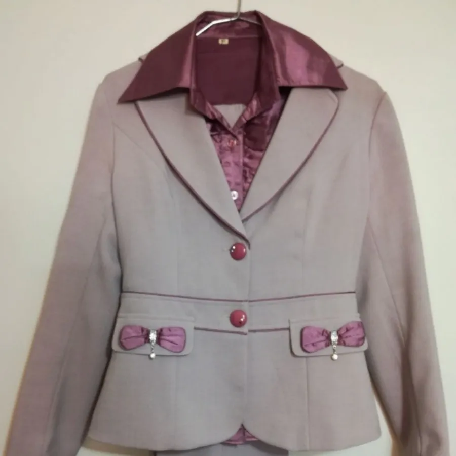 کت وشلوار کرپ مجلسی خارجی