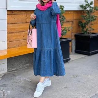 مانتو جین بلند