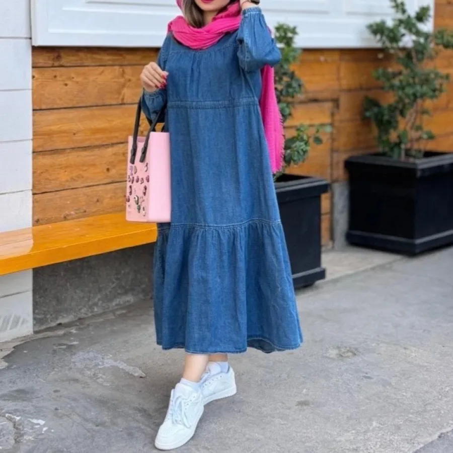 مانتو جین بلند