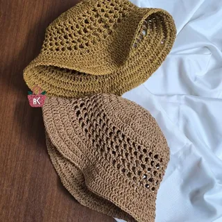 کلاه پاکتی رافیا زنانه